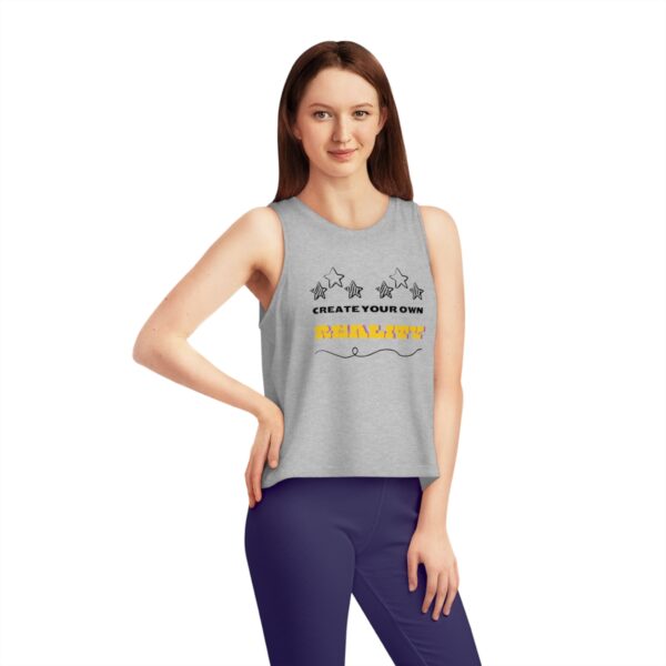 Create Our Own Reality Women's Dancer Cropped Tank Top - Image 4