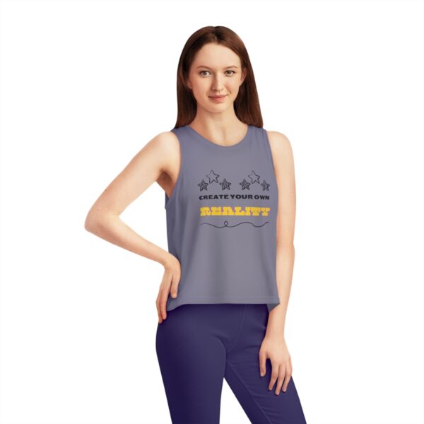 Create Our Own Reality Women's Dancer Cropped Tank Top - Image 7